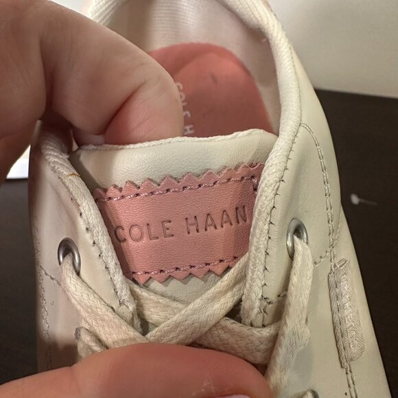 Cole Haan Grandpro Tennis Sneakers Women's Size 10 Lightweight Cream laceup - Picture 8 of 12